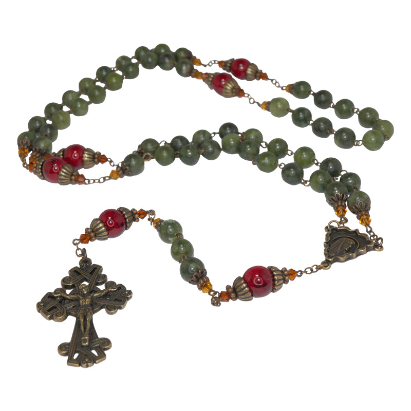 30018 Marble Pater Red rosary