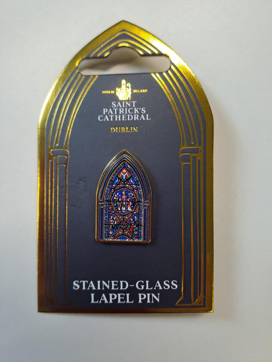 Stained Glass Lapel Pin